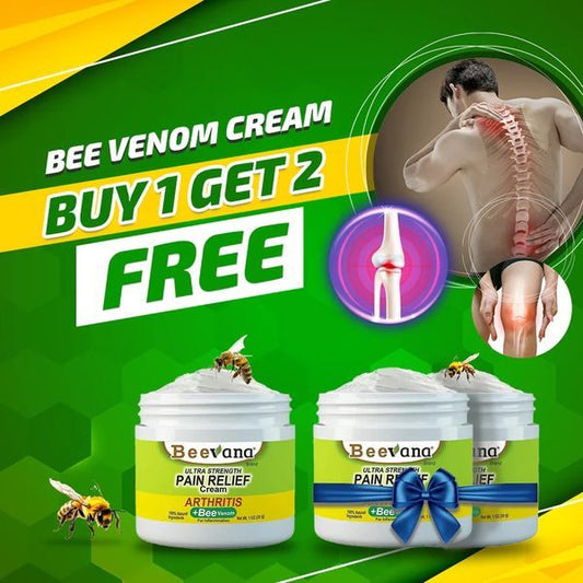 🔥 Bee Venom Instant Pain Relief 🐝 | Buy 1 Get 2! 💪