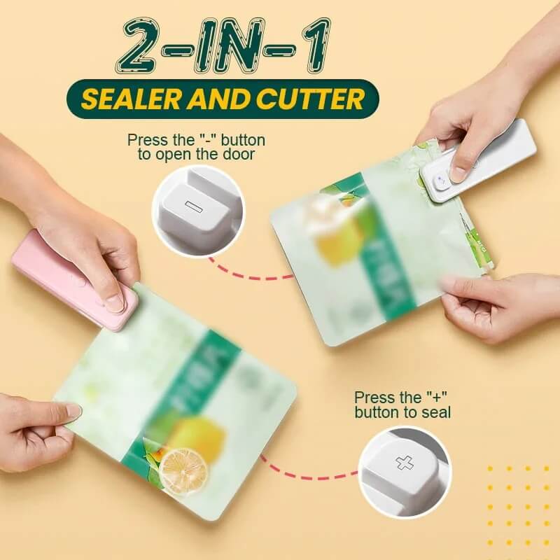 Seal Anything, Anywhere! ✨🛒 Portable Sealer in India 🇮🇳 Buy 1 Get 1 FREE!