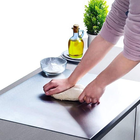 🔥 Must-Have! Stainless Steel Chopping Board 🛒✨